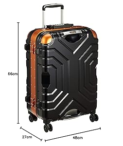 エスケープ　GripMaster　グリップマスター 64L　スーツケース Amazon | [シフレ] ハードフレームケース TRIDENT トライデント